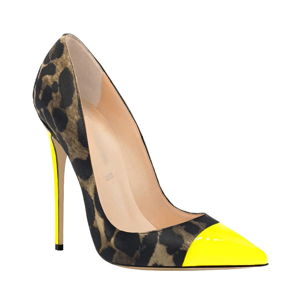 Femme Højtydende Pointe-toe Stiletto-Pumps med skinnende detaljer Stilla