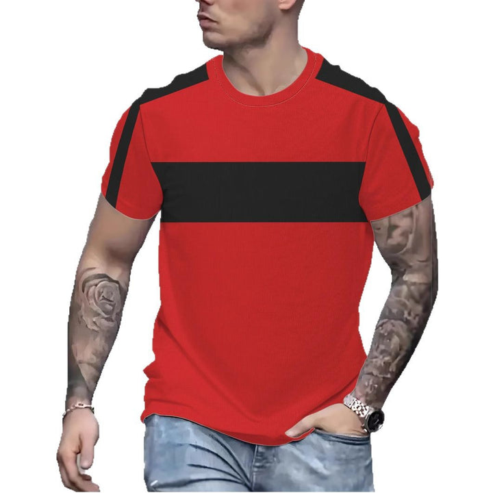 Herre sport T-shirt med innovativt skulderdesign og åndbare egenskaber Stilla