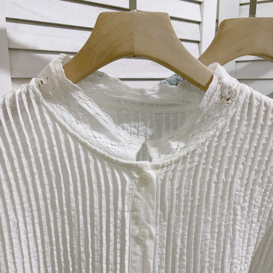 Femme Relaxed Fit Knaplukning Midi Kjole Stilla