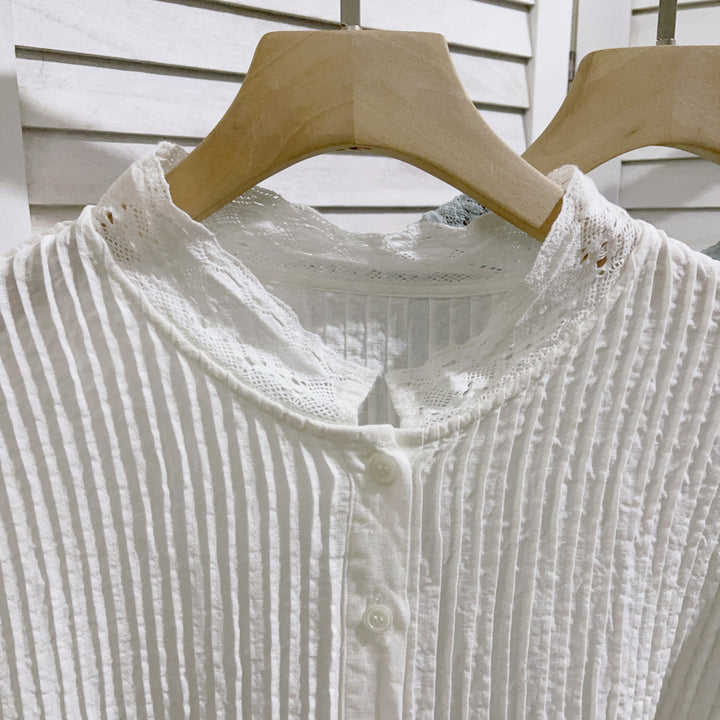 Femme Relaxed Fit Knaplukning Midi Kjole Stilla