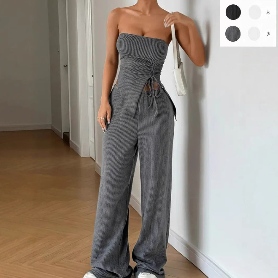 Damer Minimalistisk Strik-Outfit Stilla