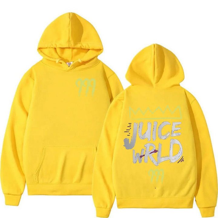 Kvinders hoodie med moderne kængurulomme-design og slående grafisk print Skovae