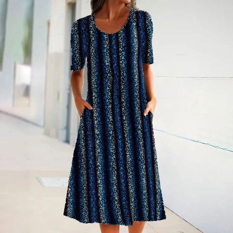 Dame Fritid Blomsterkjole Maxi Stilla