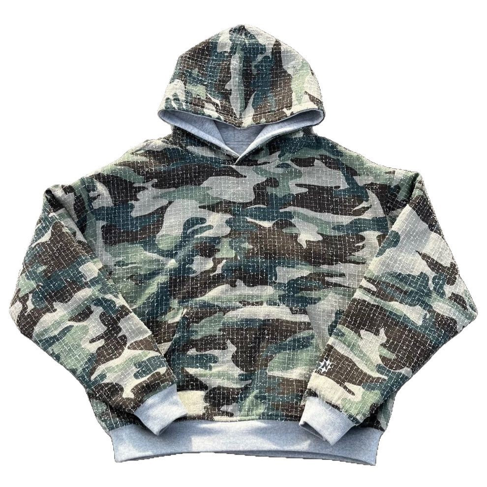 Kvinders hoodie med camouflagefor Stilla