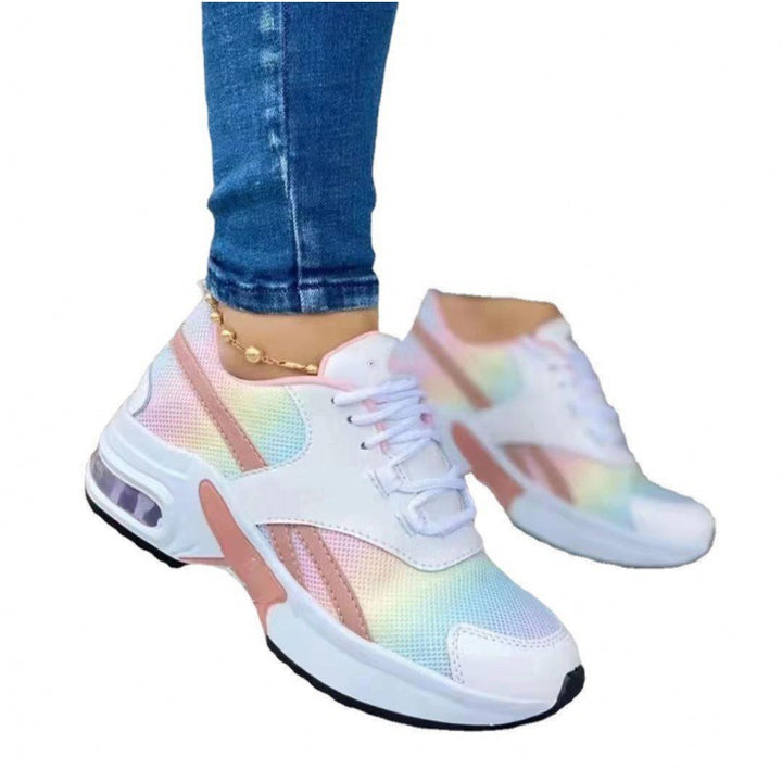 Damer Sporty Sneakers med optimal Dæmpning og åndbart Mesh-Overflade Stilla