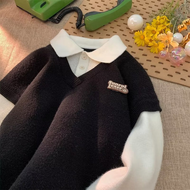 Herrer Strik Poloshirt Stilla
