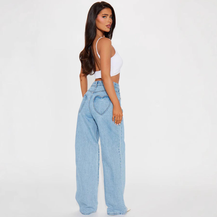 Dame Løst skårne Højtaljede Jeans med afslappet charme Stilla