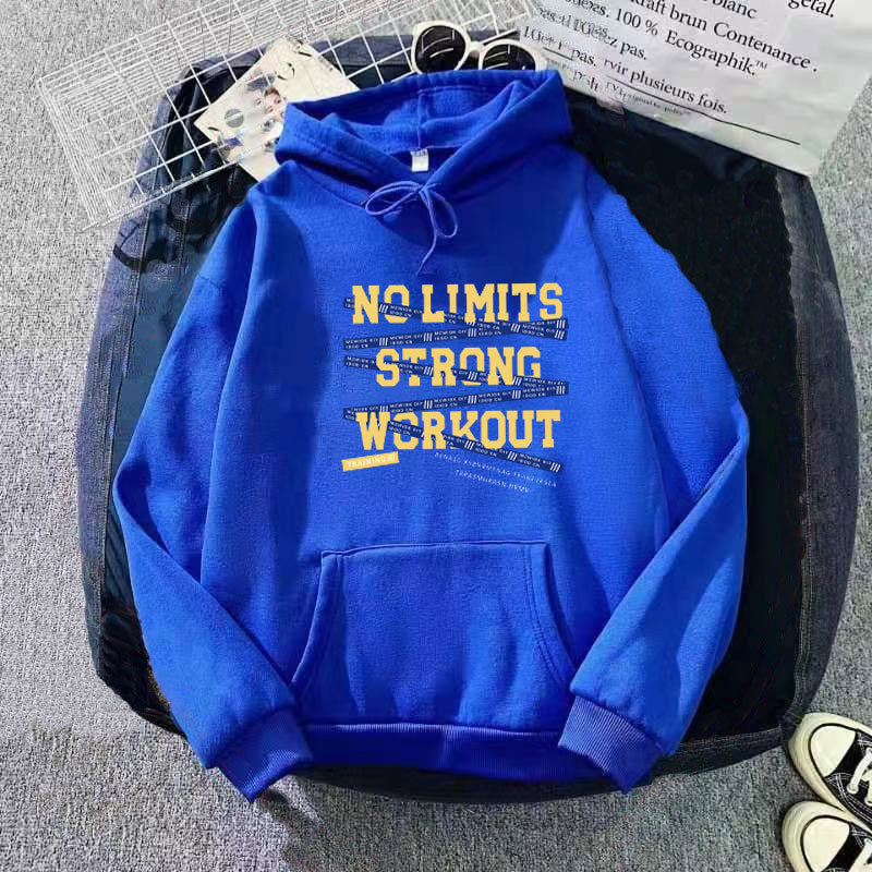 Kvinders sporty hoodie med motiverende træningsprint Skovae