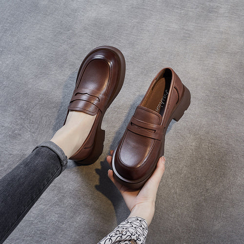 Dame Elegant Slip-on med Chunky-Sål Stilla