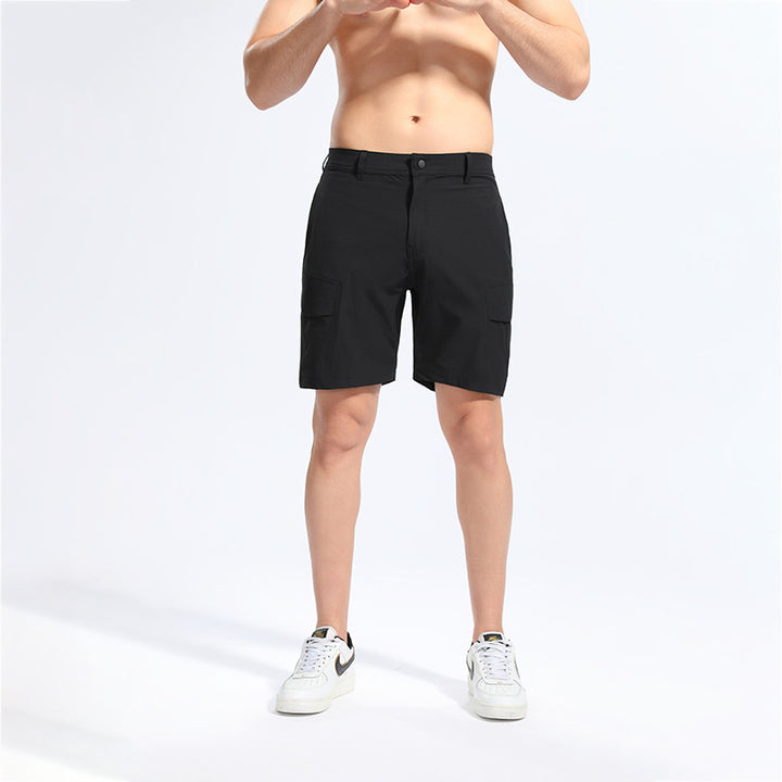 Herrer cargo shorts med flere lommer Stilla