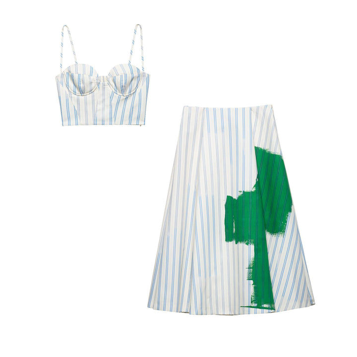Femme Struktureret Korset Top Stilla