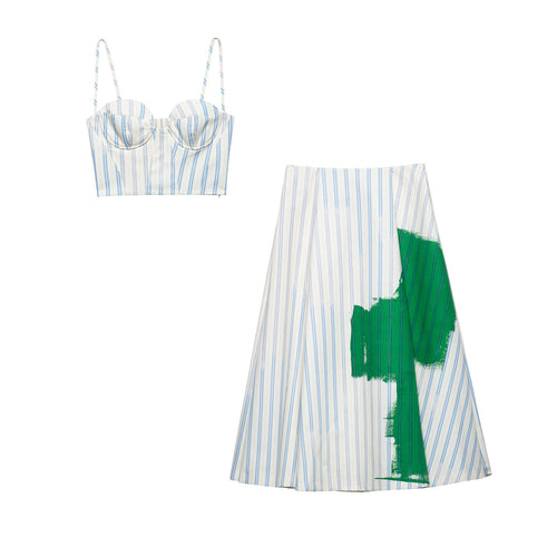 Femme Struktureret Korset Top Stilla