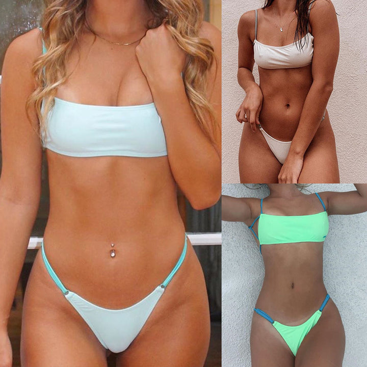 Dame Sporty Bikini sæt med justerbare stropper Skovae