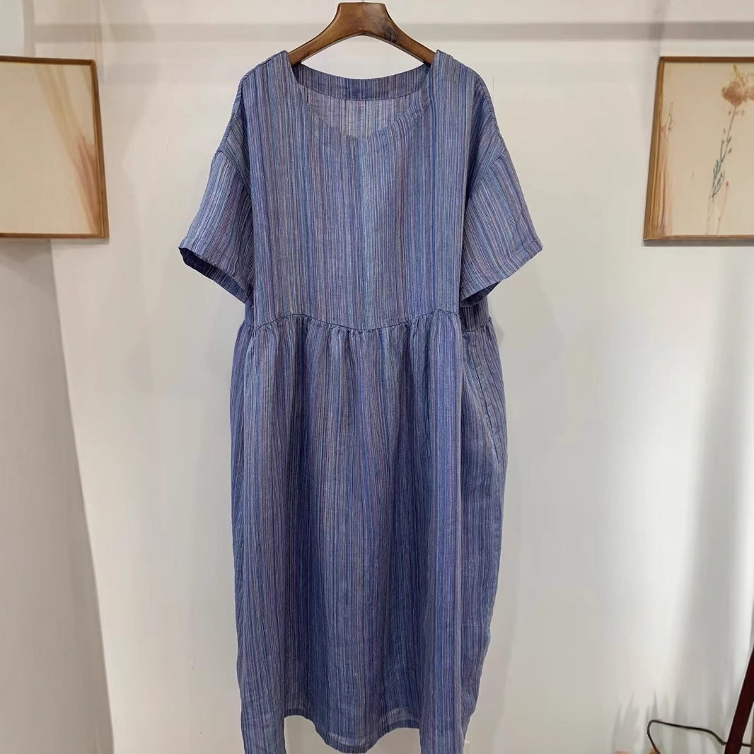 Femme Casual Flydende Midi Kjole Stilla