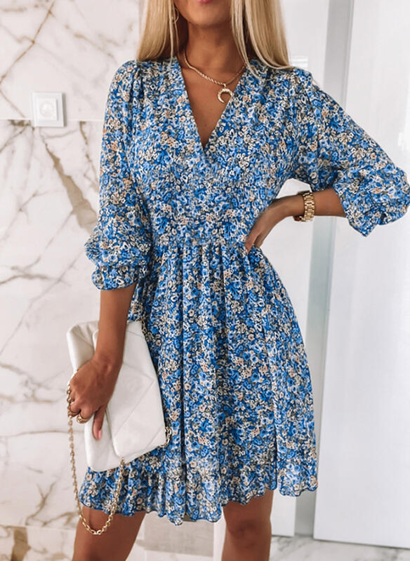 Dame blomsterkjole i Boho-stil Stilla