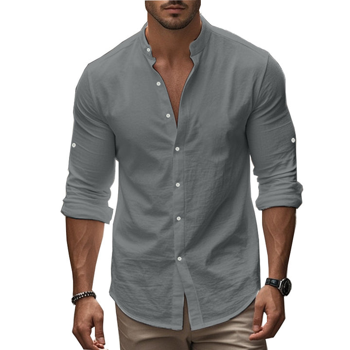 Herren Slim Fit Skjorte Stilla