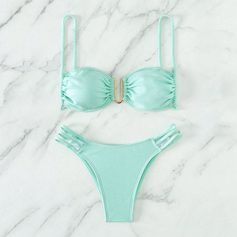 Dame Push-Up Bikini med moderne cut-outs Skovae