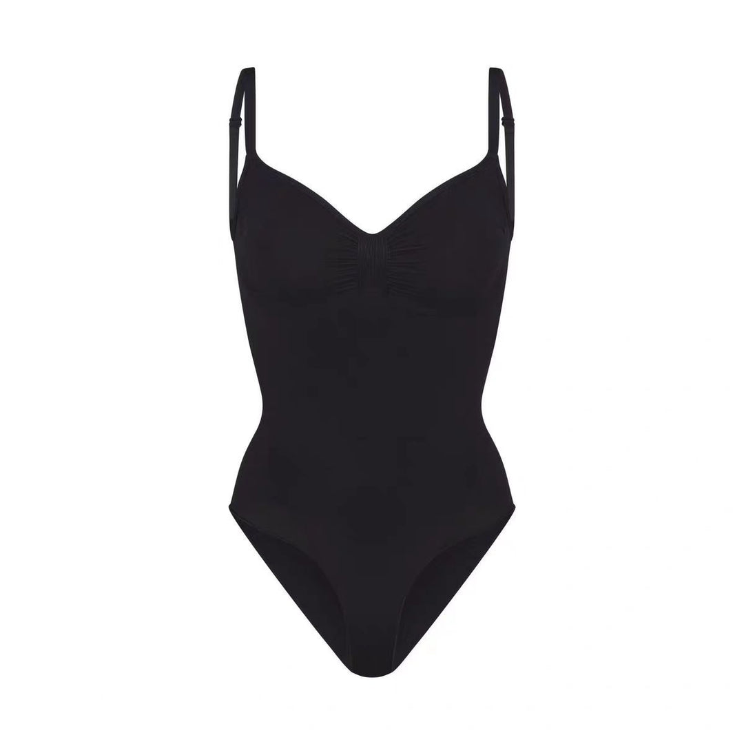 Dame Sømløs Justerbare Stropper Bodysuit Stilla