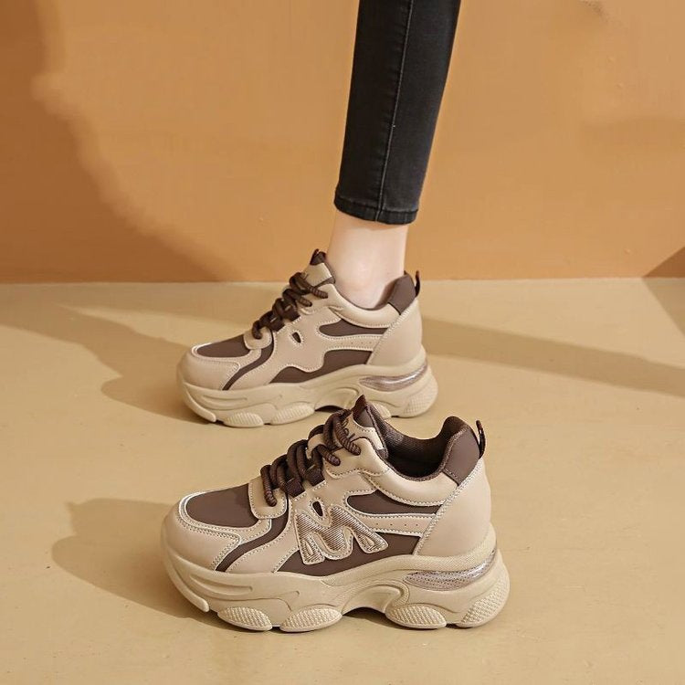 Dame Sporty Chunky Sneakers med åndbart overmateriale og dæmpende sål Stilla