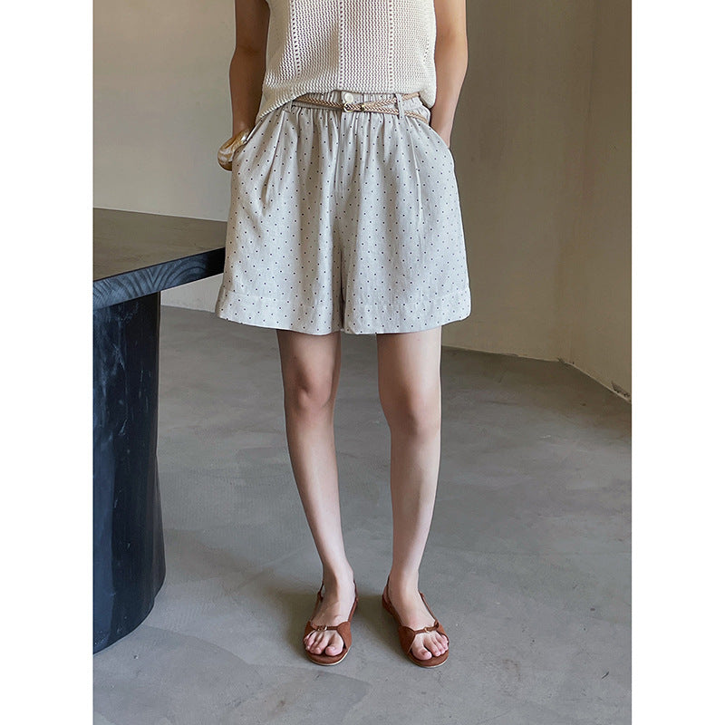Dame lette shorts med elastisk linning og lommer Stilla
