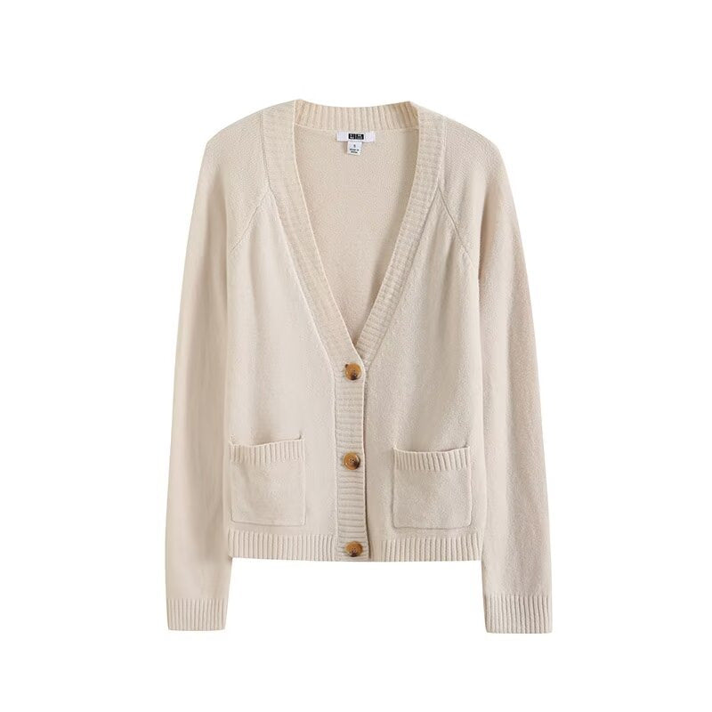 Kvinders elegante cardigan med praktiske lommer Stilla