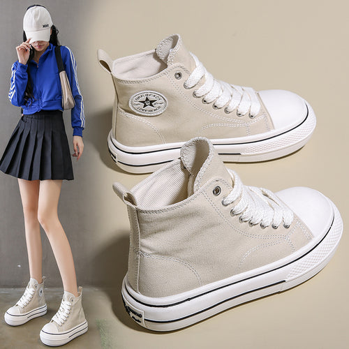 Dame Hochtop Sneakers med tyk platform og moderne design Stilla