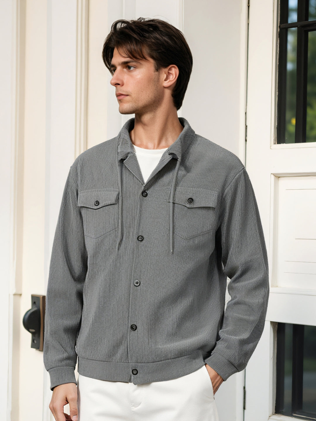 Herrer afslappet Overshirt Stilla