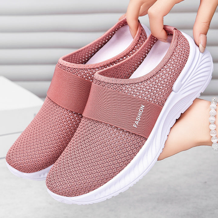 Femme Flexible Slip-On Walking Sneakers Stilla