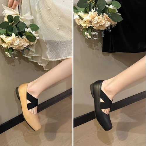 Dame Elegante Ballerinas med innovative tværremme Stilla