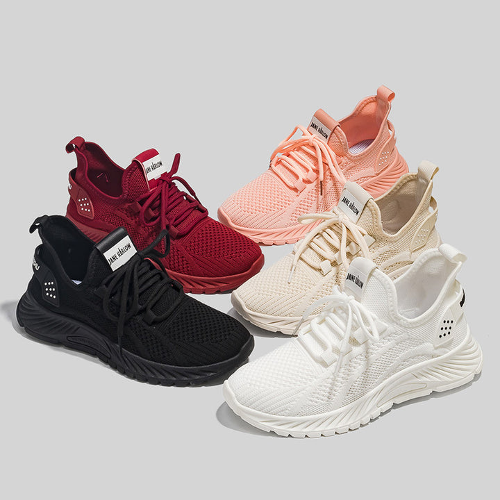 Damer Åndbare Sport Sneakers med Fleksibilitets-funktioner Stilla