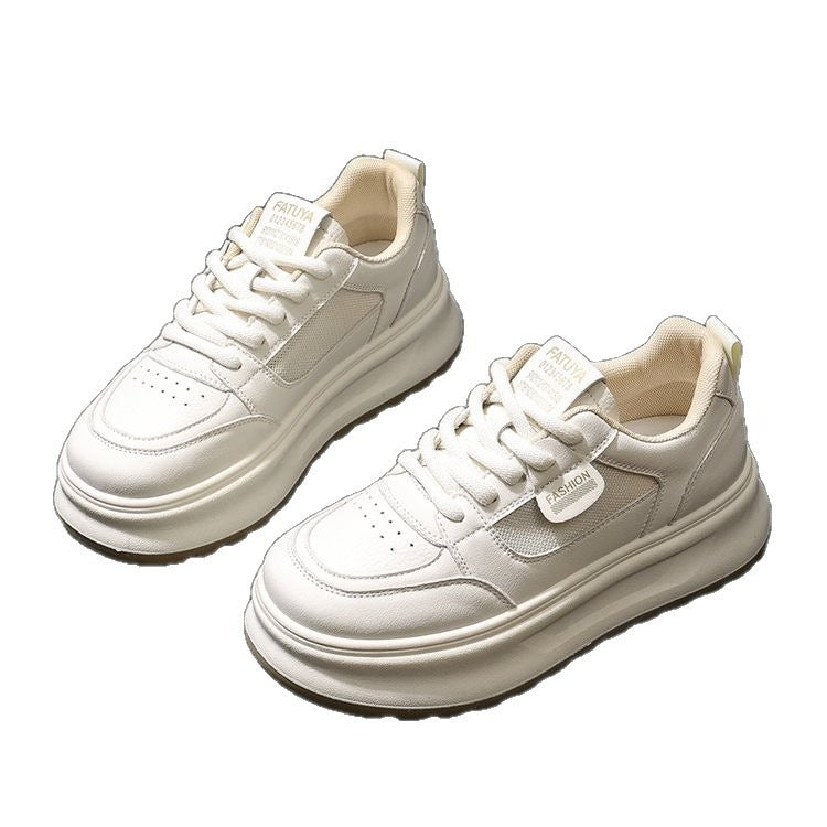Dame sporty sneakers med tyk komfort-plateau og åndbart overmateriale Stilla
