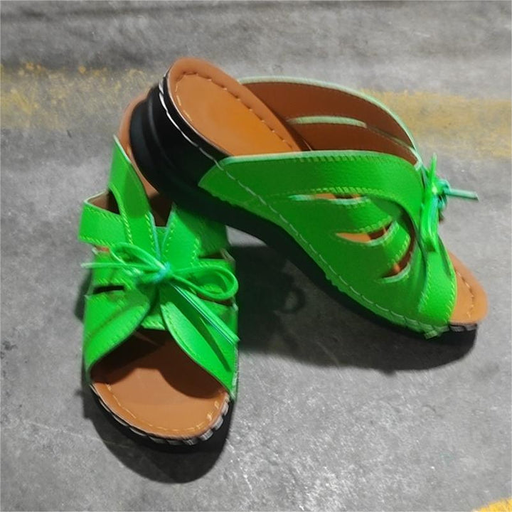 Dame Komfortable Sandaler med moderigtige Snøre-Design Stilla