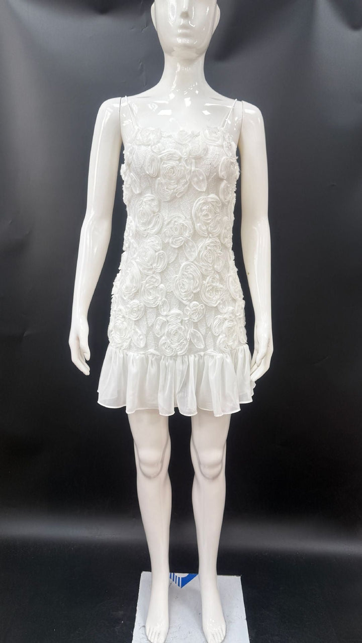 Stilla | Chic Floral Patchwork Stropkjole