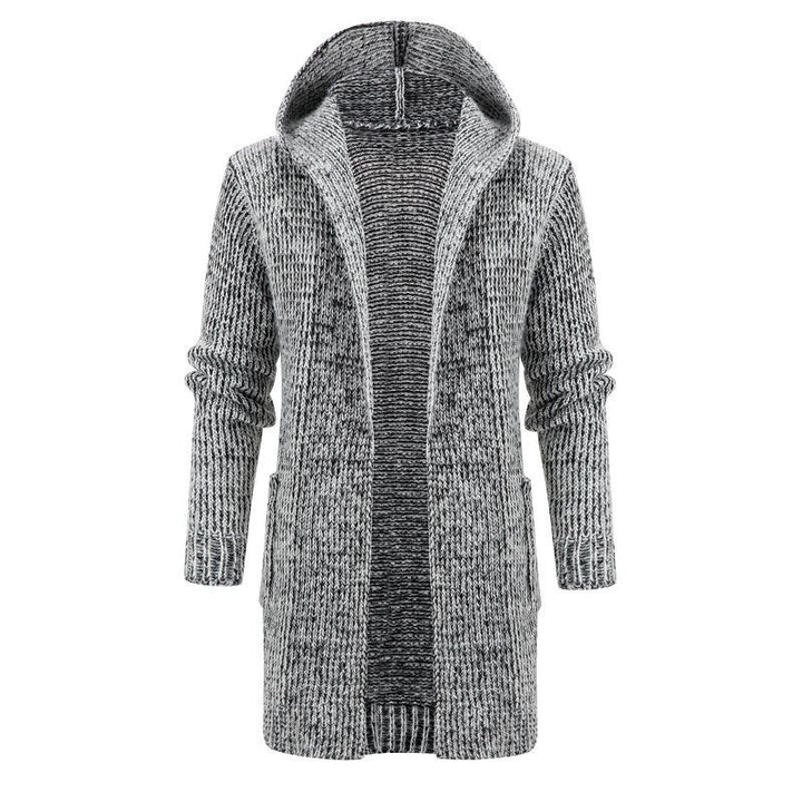 Femme Cozy Strikcardigan med hætte Stilla
