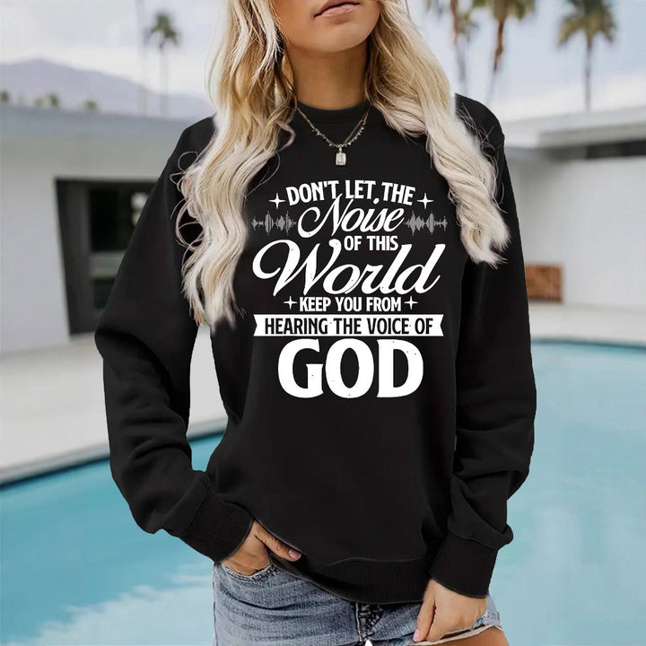 Kvinders sweatshirt med inspirerende print og komfortabel pasform Stilla