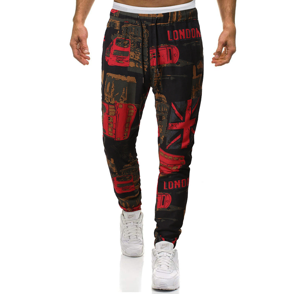Herrer Stilfuld Urban Mønster Jogger-bukser Stilla