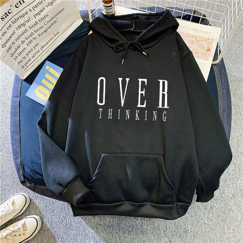 Dame hoodie med kreativt printdesign Skovae