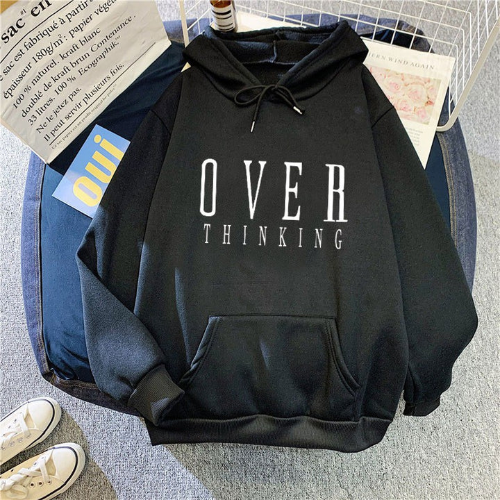 Dame hoodie med kreativt printdesign Skovae