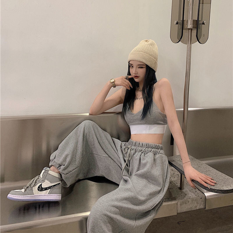 Kvinderneskomfortable og stilfulde cropped sports top Stilla