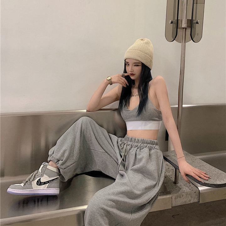 Kvinderneskomfortable og stilfulde cropped sports top Stilla