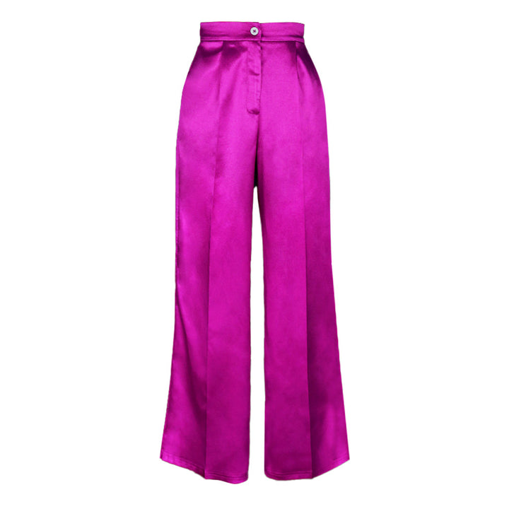 Dame elegant bred Satin-bukser Skovae