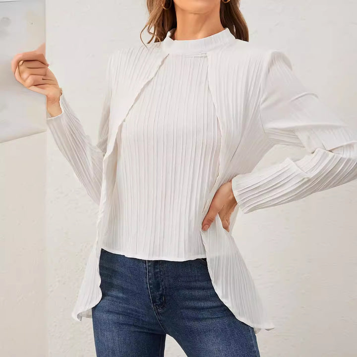 Damer elegant og gennemsigtig bluse Stilla