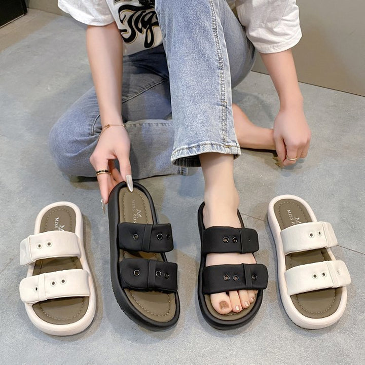 Damer Komfortable Rem-sandaler med justerbare spænder og ergonomisk sål Stilla
