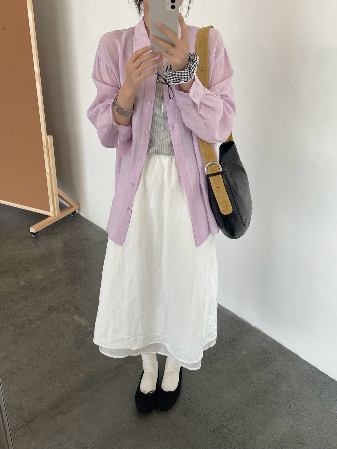 Femme Afslappet Casual Skjorte Stilla