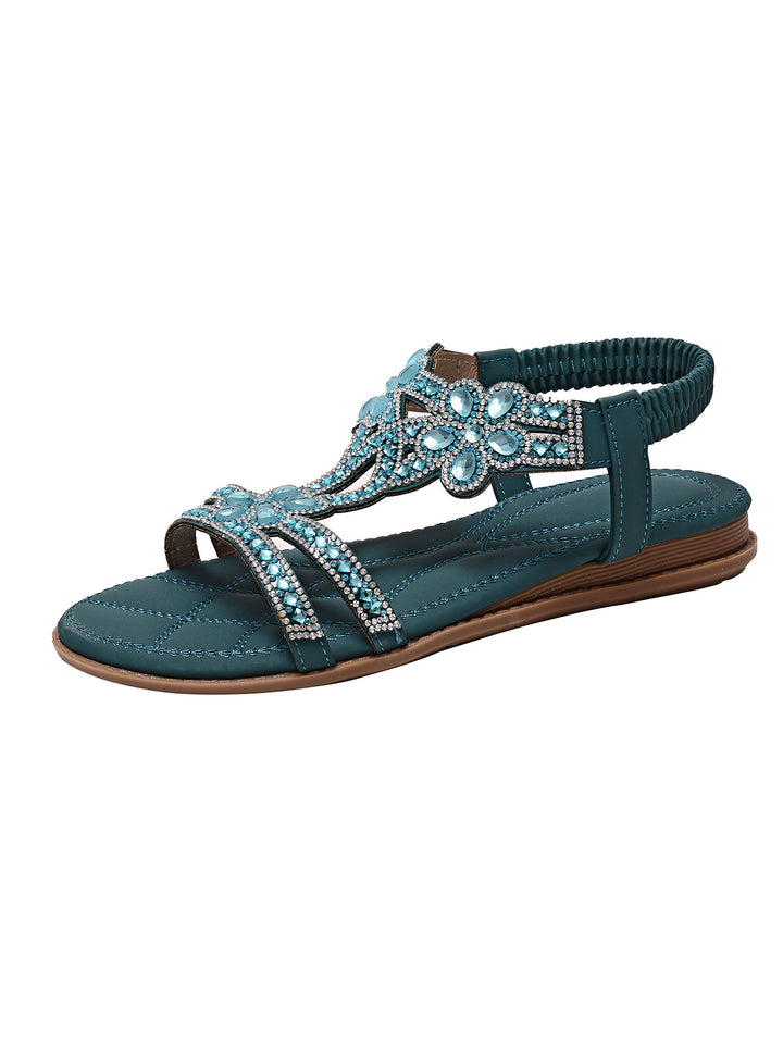 Dame Strass Sandaler Stilla