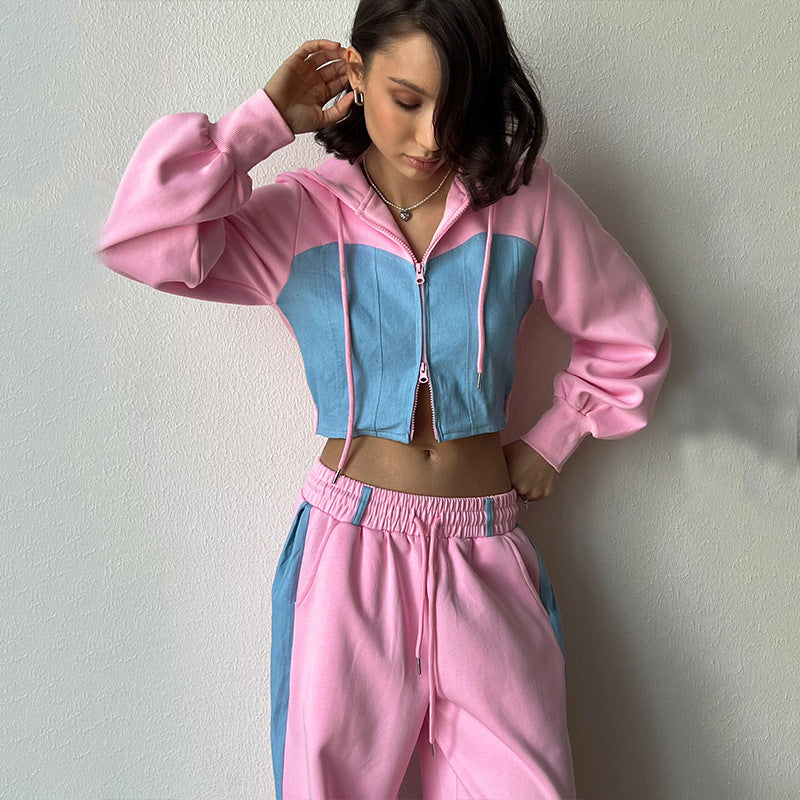 Stilla | Stilfuld Cardigan Hat Tracksuit To-dels Sæt