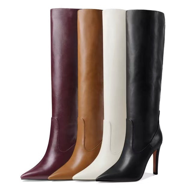 Femme Over-knæ Høj-hæl Stiletto Støvler med Elegant Design Stilla