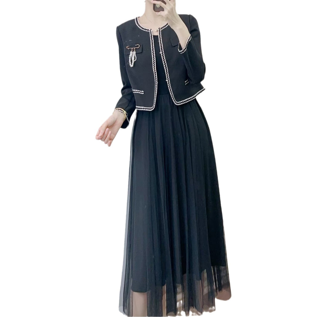 Dame elegant kort blazer med eksklusive detaljer Stilla