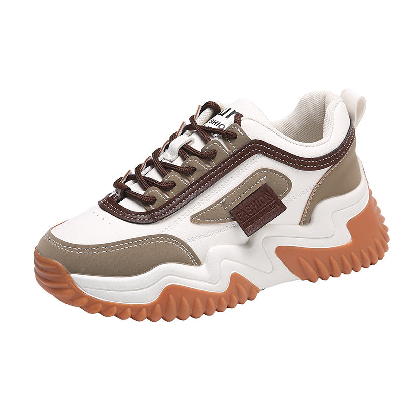 Dame Sporty Chunky Sneakers med åndbart overmateriale og skridsikker sål Stilla