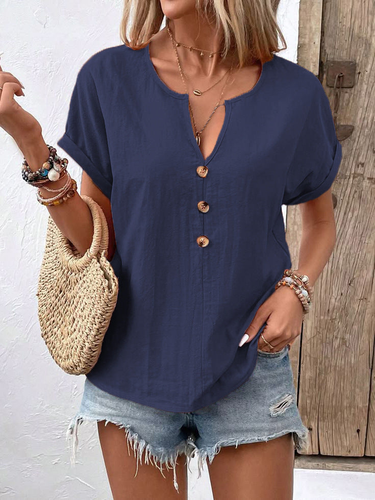 Dame fritid Button-Up skjorte Stilla